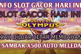 Slot Gacor Hari Ini Pecah Uang Asli